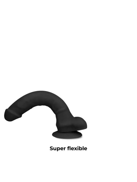 Flex Dildo Schwarz 18 Cm von Cock Miller