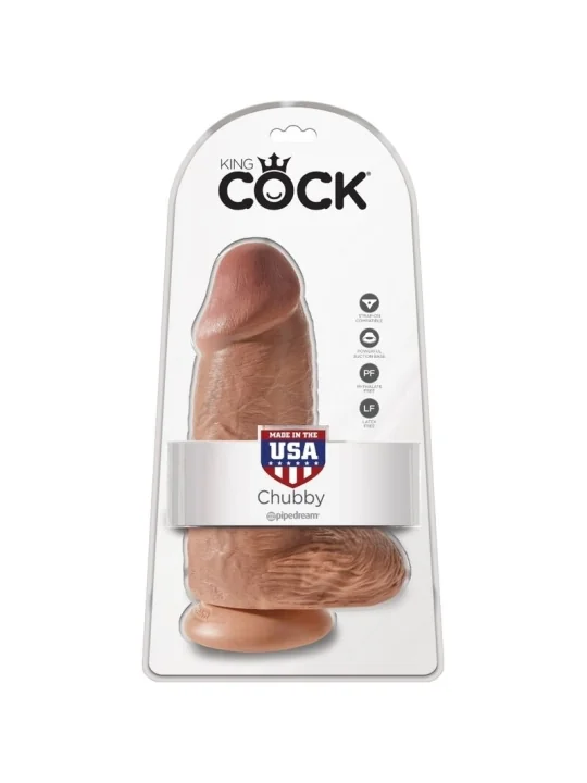 King Cock - Chubby Realistischer Penis 23 Cm Karamell von King Cock