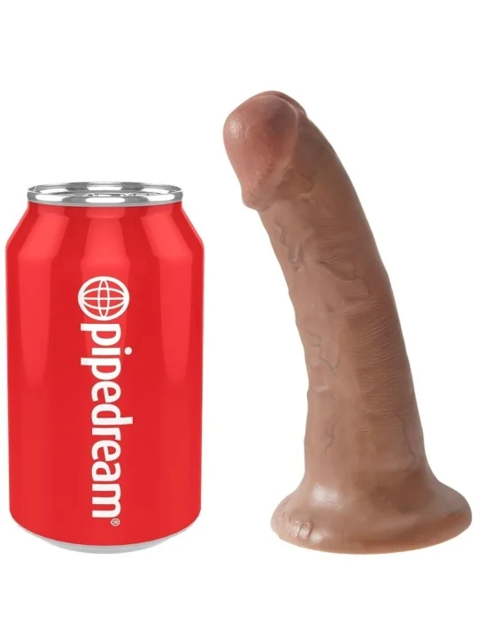 Realistischer Dildo 15 cm Karamell von King Cock