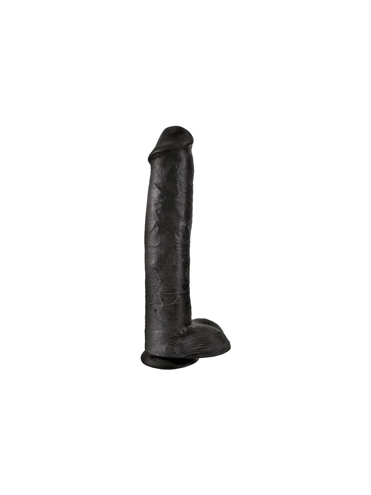 King Cock - Realistischer Penis mit Eier 34,2 Cm Schwarz von King Cock