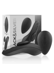 Preston Wiederaufladbarer Silikon-Vibrator-Pantie Schwarz von Black&Silver