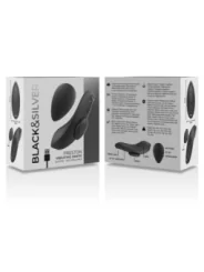 Preston Wiederaufladbarer Silikon-Vibrator-Pantie Schwarz von Black&Silver