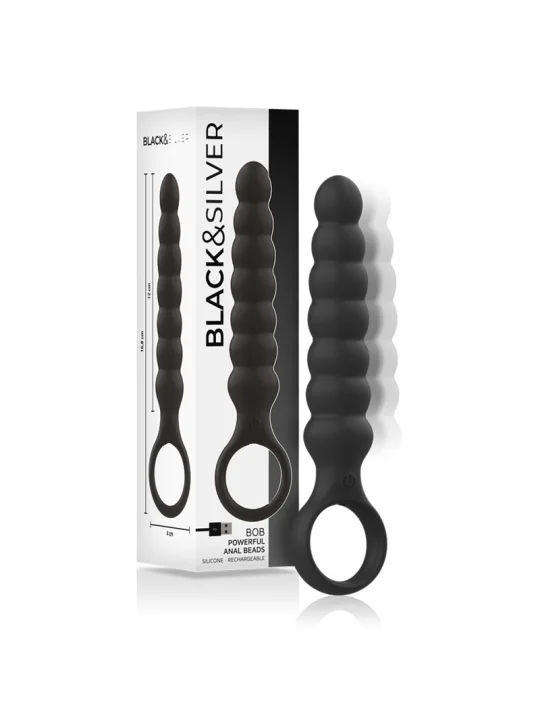 Black&Silver Bob Leistungsstarker Anal-Dilator Aus Silikon von Black&Silver