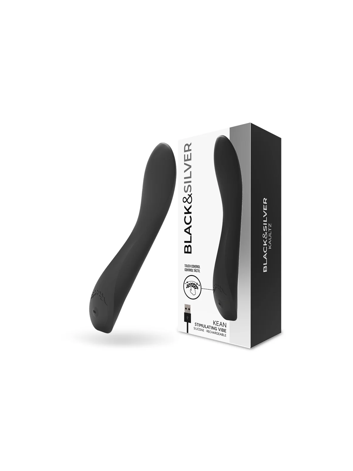 Kean Vibrator Touch-Steuerung von Black&Silver