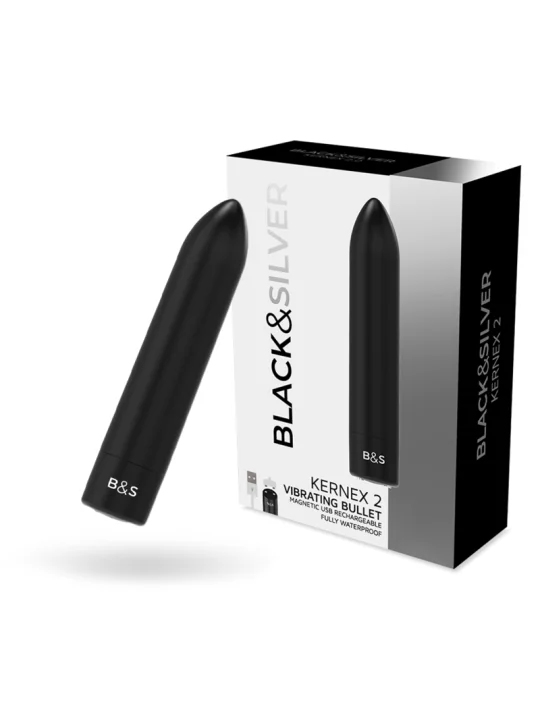 Kernex 2 Schwarz Bullet-Vibrator von Black&Silver