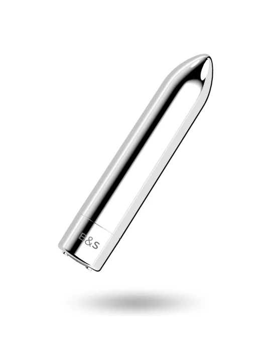 Kailan 2 Silber Bullet-Vibrator von Black&Silver