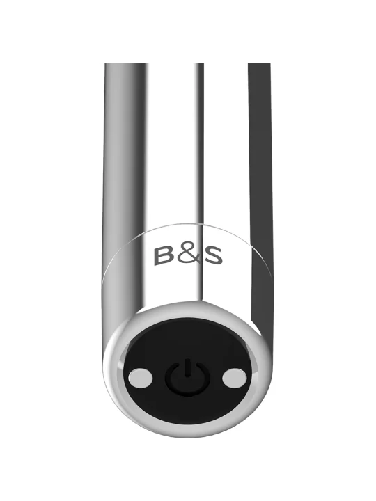 Kailan 2 Silber Bullet-Vibrator von Black&Silver