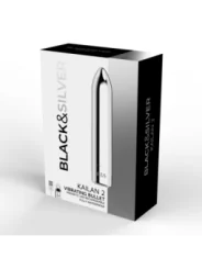 Kailan 2 Silber Bullet-Vibrator von Black&Silver