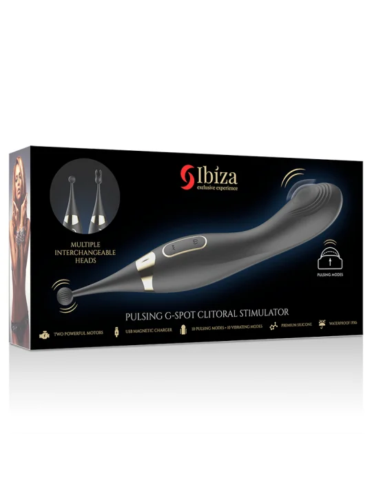 AUSTAUSCHBARER KLITORESSTIMULATOR UND PULSATIONS-G-PUNKT-VIBRATOR von Ibiza Technology