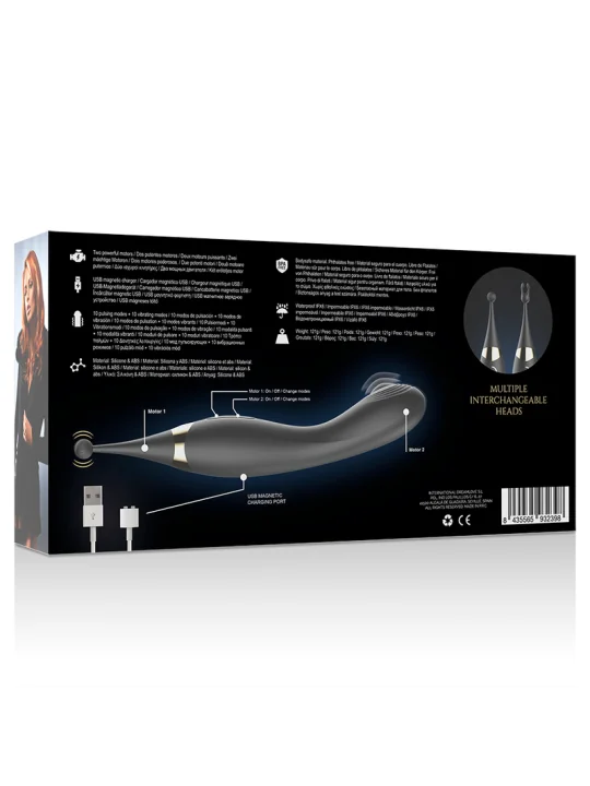 AUSTAUSCHBARER KLITORESSTIMULATOR UND PULSATIONS-G-PUNKT-VIBRATOR von Ibiza Technology