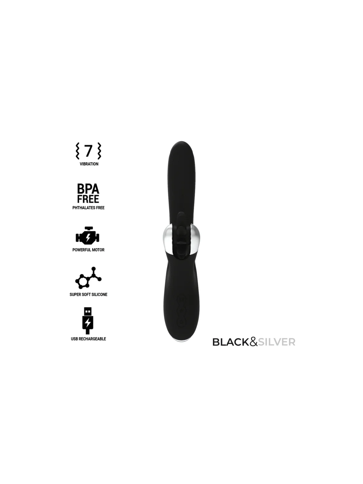 Bunny Johnny Vibrator von Black&Silver