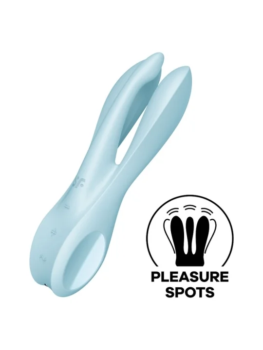 Threesome 1 Vibrator - Blau von Satisfyer Vibrator
