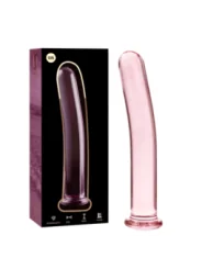 Modell 8 Dildo Borosilikatglas 14,5 X 2 cm Rosa von Nebula Series By Ibiza