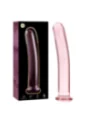 Modell 8 Dildo Borosilikatglas 14,5 X 2 cm Rosa von Nebula Series By Ibiza