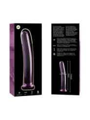 Modell 8 Dildo Borosilikatglas 14,5 X 2 cm Rosa von Nebula Series By Ibiza