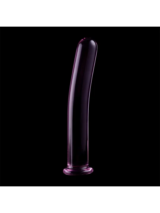 Modell 8 Dildo Borosilikatglas 14,5 X 2 cm Rosa von Nebula Series By Ibiza