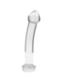 Modell 11 Dildo Borosilikatglas 16 X 3 cm Klar von Nebula Series By Ibiza