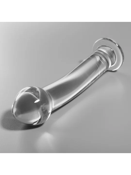 Modell 11 Dildo Borosilikatglas 16 X 3 cm Klar von Nebula Series By Ibiza