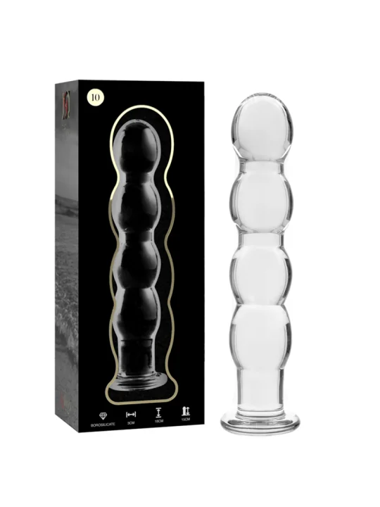 Modell 10 Dildo Borosilikatglas 16,5 X 3,5 cm Klar von Nebula Series By Ibiza