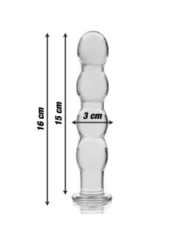 Modell 10 Dildo Borosilikatglas 16,5 X 3,5 cm Klar von Nebula Series By Ibiza