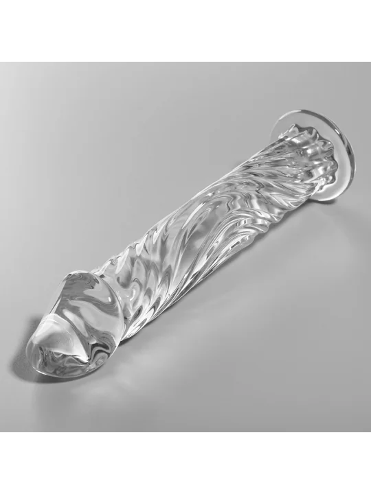 Modell 12 Dildo Borosilikatglas 17 X 3,5 cm Klar von Nebula Series By Ibiza