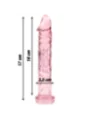 Modell 12 Dildo Borosilikatglas 17 X 3,5 cm Rosa von Nebula Series By Ibiza