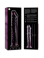 Modell 12 Dildo Borosilikatglas 17 X 3,5 cm Rosa von Nebula Series By Ibiza