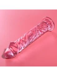 Modell 12 Dildo Borosilikatglas 17 X 3,5 cm Rosa von Nebula Series By Ibiza