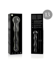 Modell 13 Dildo Borosilikatglas 18 X 3,5 cm Klar von Nebula Series By Ibiza