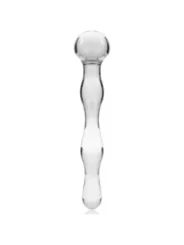 Modell 13 Dildo Borosilikatglas 18 X 3,5 cm Klar von Nebula Series By Ibiza