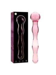 Modell 13 Dildo Borosilikatglas 18 X 3,5 cm Rosa von Nebula Series By Ibiza