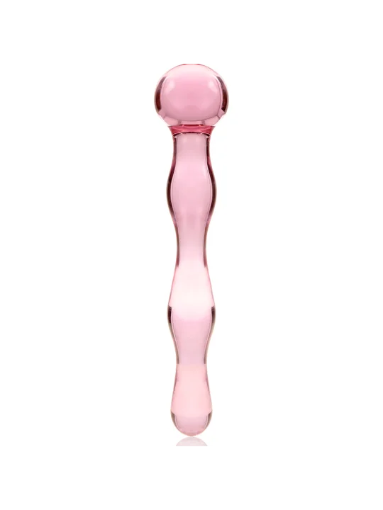 Modell 13 Dildo Borosilikatglas 18 X 3,5 cm Rosa von Nebula Series By Ibiza