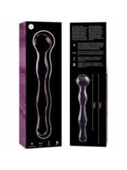 Modell 13 Dildo Borosilikatglas 18 X 3,5 cm Rosa von Nebula Series By Ibiza