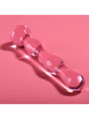 Modell 13 Dildo Borosilikatglas 18 X 3,5 cm Rosa von Nebula Series By Ibiza