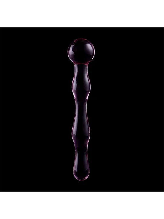 Modell 13 Dildo Borosilikatglas 18 X 3,5 cm Rosa von Nebula Series By Ibiza