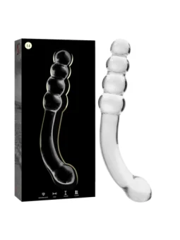 Modell 14 Dildo Borosilikatglas Klar 18.5 cm -O- 3 cm von Nebula Series By Ibiza