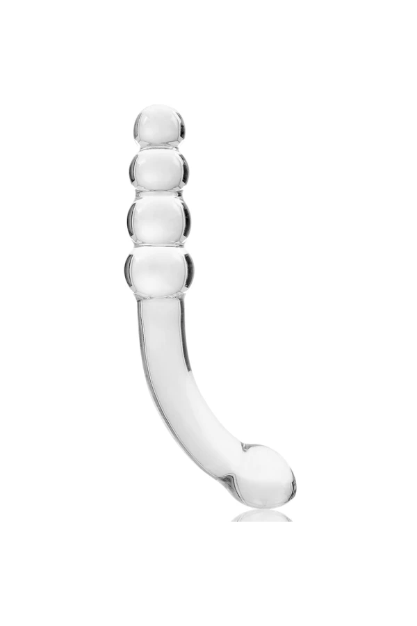 Modell 14 Dildo Borosilikatglas Klar 18.5 cm -O- 3 cm von Nebula Series By Ibiza