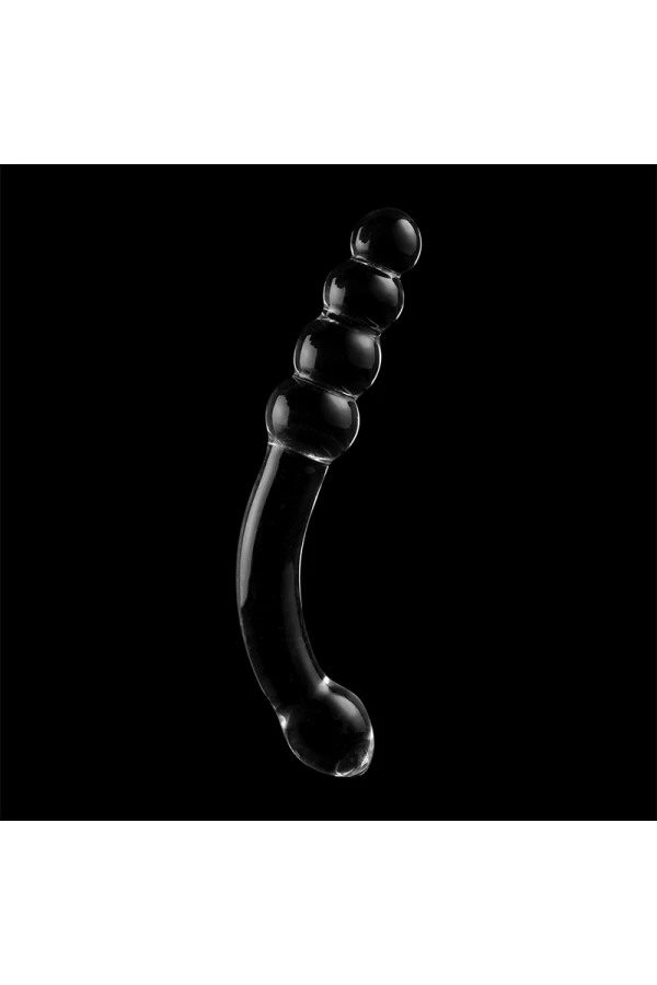 Modell 14 Dildo Borosilikatglas Klar 18.5 cm -O- 3 cm von Nebula Series By Ibiza