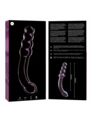 Modell 14 Dildo Borosilikatglas 18,5 X 3 cm Rosa von Nebula Series By Ibiza