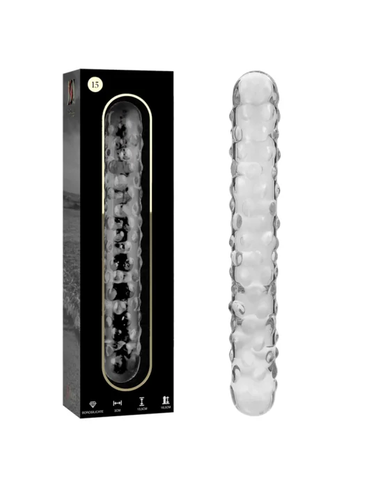 Modell 15 Dildo Borosilikatglas 18,5 X 3 cm Klar von Nebula Series By Ibiza