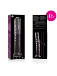 Modell 16 Dildo Borosilikatglas 18,5 X 3 cm Rosa von Nebula Series By Ibiza