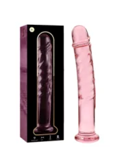 Modell 16 Dildo Borosilikatglas 18,5 X 3 cm Rosa von Nebula Series By Ibiza