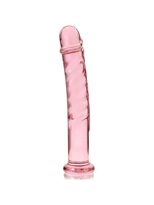 Modell 16 Dildo Borosilikatglas 18,5 X 3 cm Rosa von Nebula Series By Ibiza