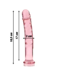 Modell 16 Dildo Borosilikatglas 18,5 X 3 cm Rosa von Nebula Series By Ibiza