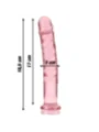 Modell 16 Dildo Borosilikatglas 18,5 X 3 cm Rosa von Nebula Series By Ibiza