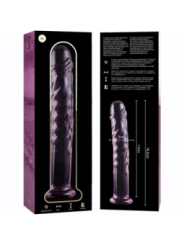 Modell 16 Dildo Borosilikatglas 18,5 X 3 cm Rosa von Nebula Series By Ibiza