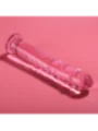 Modell 16 Dildo Borosilikatglas 18,5 X 3 cm Rosa von Nebula Series By Ibiza