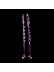 Modell 16 Dildo Borosilikatglas 18,5 X 3 cm Rosa von Nebula Series By Ibiza