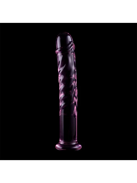 Modell 16 Dildo Borosilikatglas 18,5 X 3 cm Rosa von Nebula Series By Ibiza