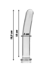 Modell 17 Dildo Borosilikatglas 18,5 X 3 cm Klar von Nebula Series By Ibiza